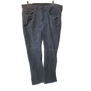 Levi's 514 Men's Grey Corduroy Straight Leg Pants Size 36x34